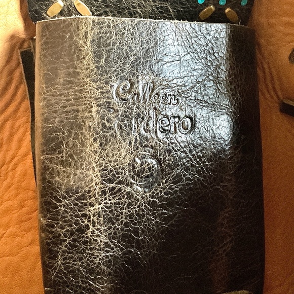 ONE OF A KIND! Calleen Codrero Custom made leather shoulder bag - Picture 3 of 16